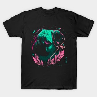 Beautiful pug  美しいパグ T-Shirt